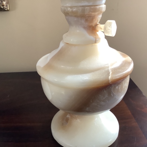 Onyx lamp vintage stone lamp - Picture 4 of 10